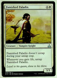 Famished Paladin - Rivals of Ixalan - 2018 - Magic The Gathering - Picture 1 of 1