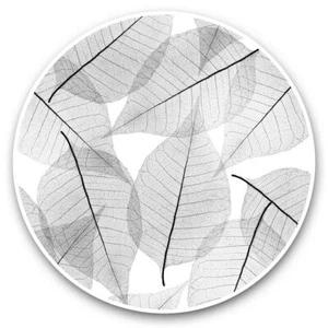 2 x Vinyl Stickers 20cm (bw) - Pretty Pink Purple Leaves #38793 - Afbeelding 1 van 8