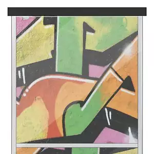 Calcomanías de fondo temáticas Graffiti 08 para pantallas IKEA Detolf - Imagen 1 de 3