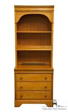 STANLEY FURNITURE Country French 30" Three Drawer Chest w. Bookcase Hutch 618...