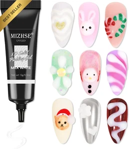 15G 3D Nail Gel, White Sculpting & Carving Gel for Nail Art, Molding Gel - Picture 1 of 12