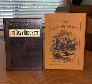 DAVY CROCKETT, LIFE OF - DELUXE LIMITED EDITION - Easton Press - - Bild 1 von 12