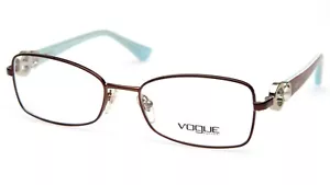 NEW Vogue VO 3863-H 837-S Brown EYEGLASSES GLASSES 52-17-135mm B33mm - Picture 1 of 10