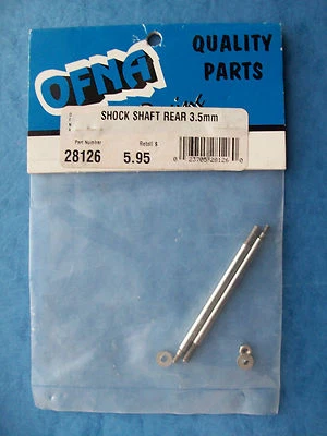 VINTAGE VERY RARE OFNA 28126 REAR SHOCK SHAFT 3.5MM HYPER 7 TQ2012 NIP - Image 1 of 2