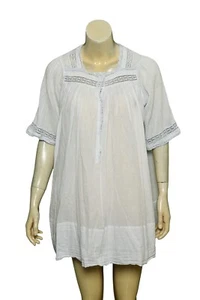 Doen The Martinique Mini Dress S 6 Women's Casual Short Sleeve Sheer NEW 39461 - Picture 1 of 6