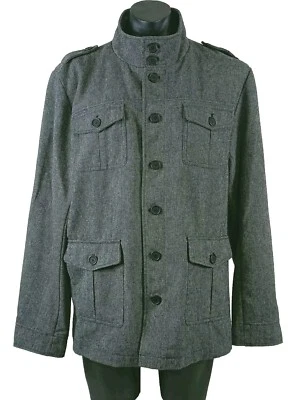 Jonathan Adams Size 3XL Men's Button Down Jacket Cargo Pockets Lined Collar EXC - image 1 of 4