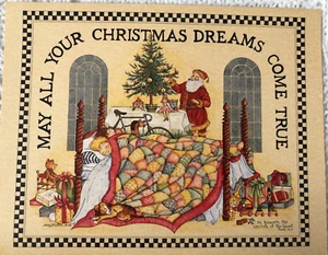 LANG/MAIN STREET PRESS CHRISTMAS GREETING CARD - CHRISTMAS DREAMS - Picture 1 of 2