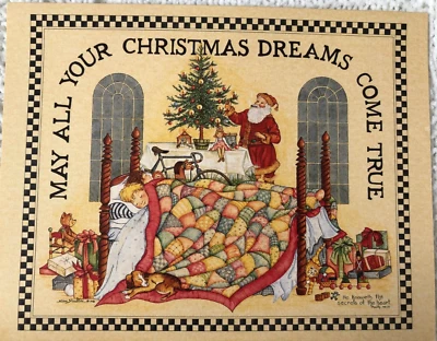 LANG/MAIN STREET PRESS CHRISTMAS GREETING CARD - CHRISTMAS DREAMS - Image 1 of 2