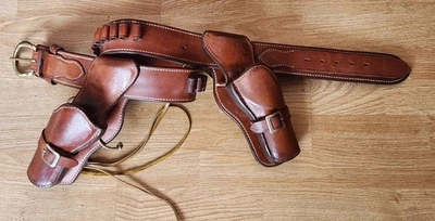 Bianchi Cuero B7 Talla 36 Vaquero Western Dibujo Rápido Pistola Plataforma 2 Funda 1900/1900H Foto 1 de 4