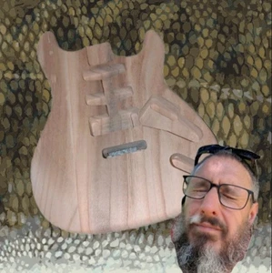 Corpo stile Basswood Strat fai da te non finito - Ftp Uvavu leggero valore vincente - Foto 1 di 20