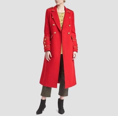 Banana Republic x Olivia Palermo Italian Melton Wool-Blend Long coat XL - Image 1 of 4