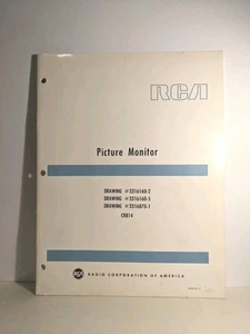 RCA Picture Monitor CRB14 Instruction Manual - Picture 1 of 2