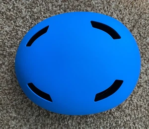 GIRO DIME BICYCLE HELMET, YOUTH SMALL, 20.5 - 21.75" / 52 - 55.5 CM, MATTE BLUE - Picture 1 of 5