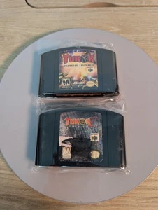 Turok Rage Wars And Seeds Of Evil (Nintendo 64, 1999) N64 Cartridges Only - Picture 1 of 4