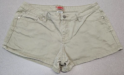 No Boundaries Womens Size 11 Denim Beige Tan Jean Shorts Casual Shorts - Image 1 of 4