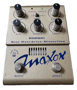 MAXON ROD881 Real Tube Overdrive Pedale Effetto Distorsione Made in Japan Testato - Foto 1 di 4