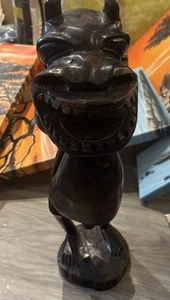 Antica statua grande scultura legno origale Africa africana Malawi figura 1 di 1 arte - Foto 1 di 8