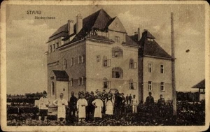 Ak Stod Staab Region Pilsen, Siechenhaus, Personen in historischen... - 4669953 - Picture 1 of 2