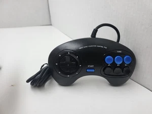 Blockbuster 3 Button Controller W/Turbo for Sega Genesis TESTED #i16 - Picture 1 of 4