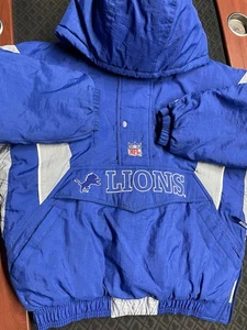 90’s NFL Detroit Lions Football Starter Pro Line Jacket With Hood *Flawless* - Bild 1 von 4