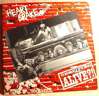 Heart Brake Near Mint Stereo Lp - Certified Alive?! - Heart Brake Records - 1984 - Image 1 of 3