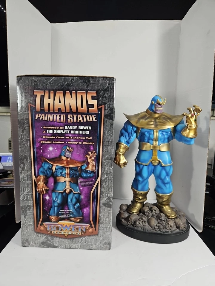 Thanos: Estatua pintada: esculpida por Randy Bowen *1128 de 2000* Foto 1 de 4