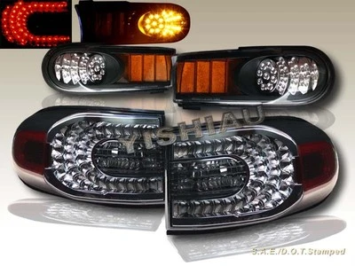 APTO PARA TOYOTA FJ CRUISER 2007-2010 LUCES TRASERAS LED LUCES PARACHOQUES LED NEGRO HUMO Foto 1 de 2