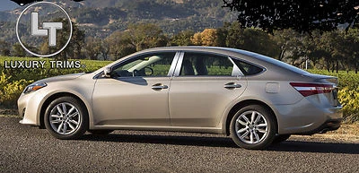 Postes de pilar cromados de acero inoxidable Toyota Avalon de Luxury Trims 2013-2018 8 piezas Foto 1 de 4