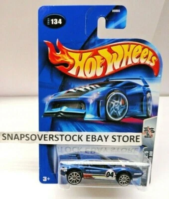 2004 HOT WHEELS BLUE FERRARI 308, FINAL RUN #2/5, HW #134, DIE-CAST BODY & BASE - Image 1 of 4