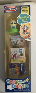 Little Tikes Story Dream Machine Cartridges COLORFUL CATS Collection w/Cat Fig - Bild 1 von 8