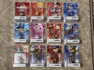 NEW Nintendo Super Smash Bros Amiibo Figures Lot - 12 Amiibos Wii U 3DS Switch - Picture 1 of 24