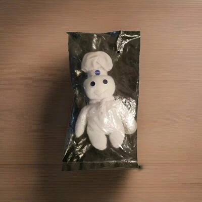 Muñeca de peluche Dakin 1997 Pillsbury Doughboy 8" Beanbag Foto 1 de 4