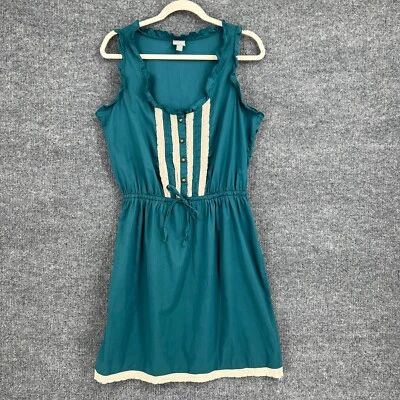 Vestido Converse One Star Y2K para mujer mediano verde azulado encaje con volantes cintura definida Foto 1 de 4