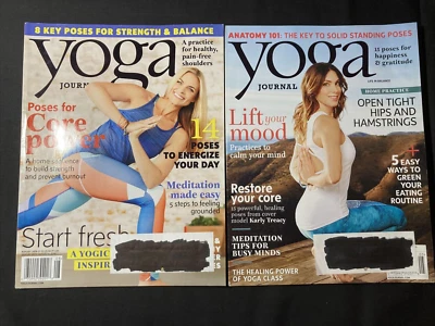 Yoga Journal~2 Magazine Lot~May, August 2016~w/label - Image 1 of 4