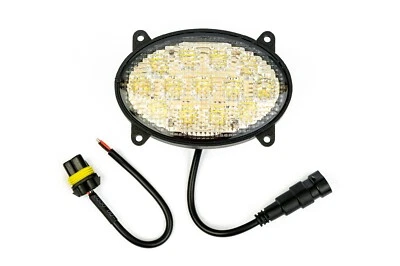 LED Arbeitsscheinwerfer oval 39 Watt 3700 Lumen Abstrahlwinkel: 90 Grad - Bild 1 von 4