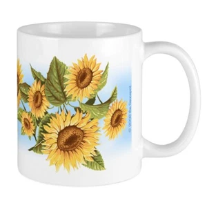 CafePress Sunflower Mug 11 oz Ceramic Mug (289275736) - Picture 1 of 37