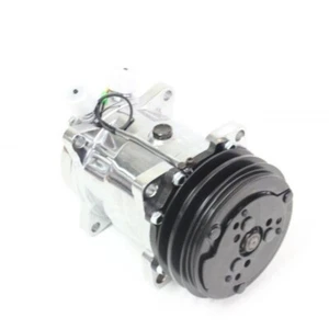 Compresor de aire acondicionado Sanden 508 estilo acabado liso polea correa en V - Imagen 1 de 2