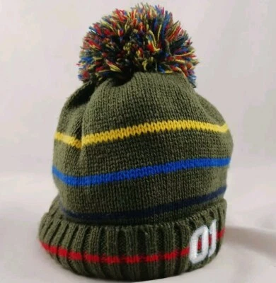 Laura Ashley 婴儿 12-24 个月男女通用冬季无檐帽-精美! — 第 1/4 张图片