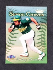1999 Fleer Ultra Season Crowns Rickey Henderson Oakland A's