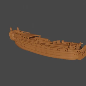 1/700th Merchantman Amsterdam (36 guns), 1748-49 - Imagen 1 de 1