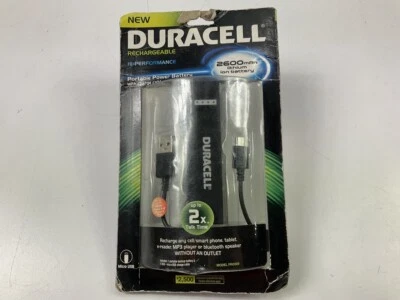 Duracell PRO509 2,600mAh Pro Power Bank For Phone Charger, Portable, Lithium Ion - Image 1 of 4