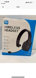 Wireless Gaming Noise Canceling Headset With Microphone Single Ear - Picture 1 of 5