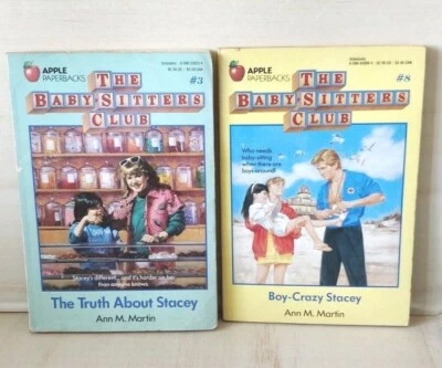 Lot of 2 - THE BABYSITTERS CLUB Books # 3 & #8 Ann M Martin - Apple Paperbacks - Imagem 1 de 4