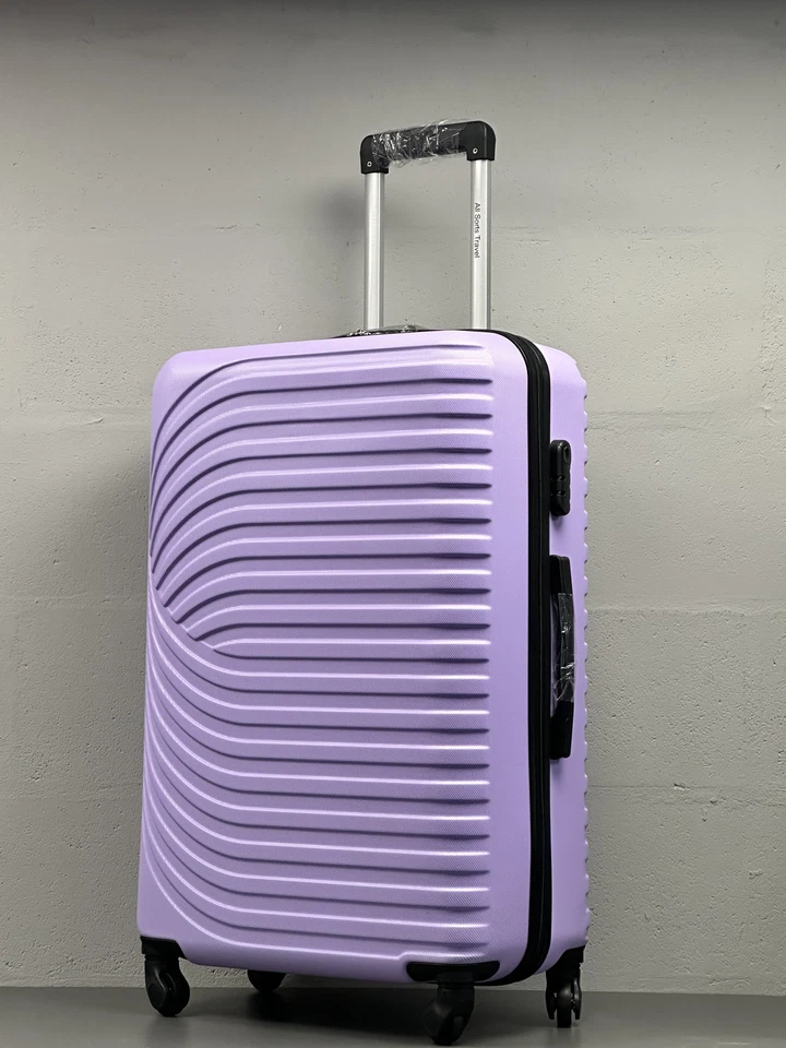 LARGE 28 Inch Lightweight Luggage Hard Shell Suitcase 4 Wheel Bag Trolley - Image 1 of 4