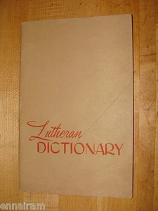 Diccionario luterano 1952 de Walter Leider - Imagen 1 de 2