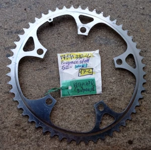 ANELLO CATENA SHIMANO BIOPACE 52 T. CATENA STRETTA ACCIAIO USATO - Foto 1 di 2