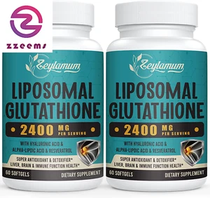 2400 MG Liposomal Glutathione Softgels, Max Absorption, Active Form L-Glutathion - Picture 1 of 12