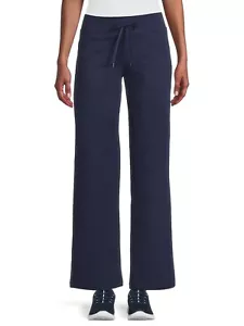 Athletic Works Women Dri-More Core Relaxed Fit Yoga Pants Size S Dark Navy --AD4 - Picture 1 of 3