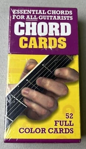 52 Full Color CHORD CARDS By Music Sales Corp. USA NEW - Imagen 1 de 5