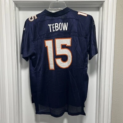 Tim Tebow Denver Broncos NFL Fútbol Juvenil Niños Camiseta Reebok X-Grande Foto 1 de 4